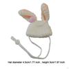Adjustable Hat for Small Animals, Knitted Headgear Hamsters And Rodents