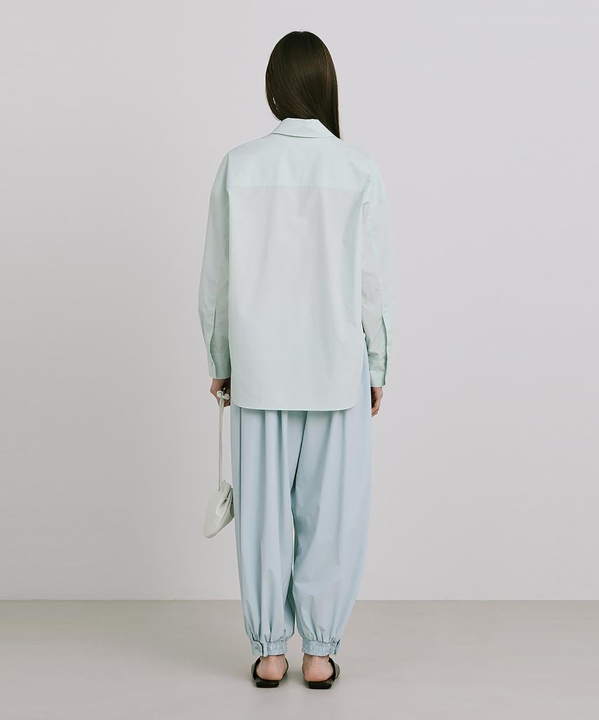 Bundercammer Shirred Moon Jar Pants_Light Blue