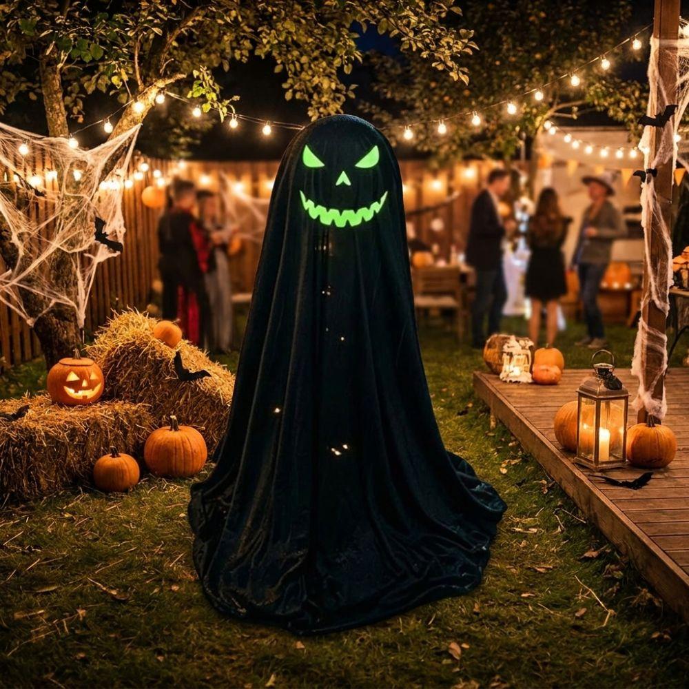 Luminous Halloween Standing Ghost Decor Soft LED Lights Lights Ghost Ornament  Holiday Party Decor