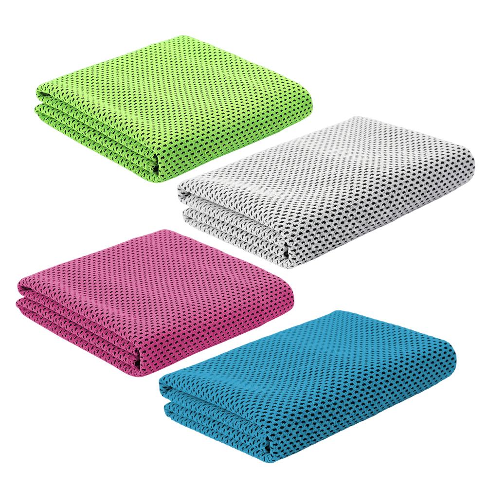 4Pcs Cooling Towel Breathable Soft Chilly Towel Microfiber Towel Super Absorbent Towel for Camping Fitness Workout