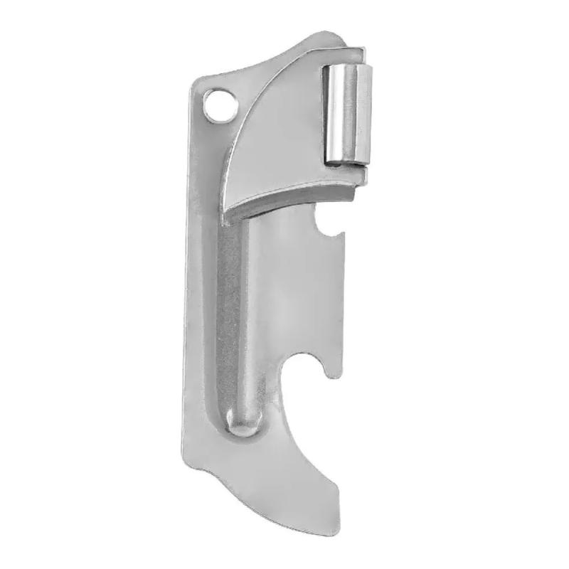Stainless Steel Rustproof Can Opener Multifunctional Non-slip Handle Food Grade Manual Opener for Outdoor Camping Picnic серебряный