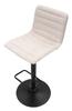 Bar Stool With Lift High White Cm 43X49,5X85,5-107(Seat Cm 61-82,5) Set 2Pcs