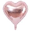 8-Inch Pure Color Heart-aped Aluminum Foil Balloons Baby First Birthday Decoration Children's Birthday Par Scene Decoration