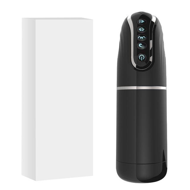 Automatická masturbace pro muže 6 Sání 6 Vibrace Skutečná Pussy Zařízení na výstřik bez hluku Mužské sexuální hračky Orgasmus Požitek Automatické sání