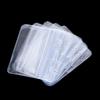 JINGRUIXIANG PVC Transparent Horizontal ID Badge Holders (20 Pack)