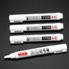 2 Stück Metall Weißer Marker Stift Ölig Wasserdicht Kunststoff Gel Stift Schreiben Zeichnen Graffiti Stift Schreibwaren Notizbuch