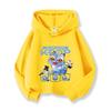2025 Witcher Team New Children's Fashion Street Style Hoodie Casual Versatile Cartoon Printed Girls' Hoodie Sportswear