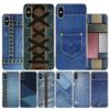 Jeans Cowboy Denim Printed Phone Case For IPhone 18 11 12 13 Mini 14 15 Plus 17 Air 16 Pro Max 16E 7 8 SE 2020 Customized Print Cov