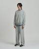 Work On Body Off Basic Semi-Overfit Cotton Sweatpants [Melange Grey]