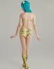 Miccostumes Anime Demon Girl Cosplay Costume with Bikini and Hair Accessory Women's (Size L)