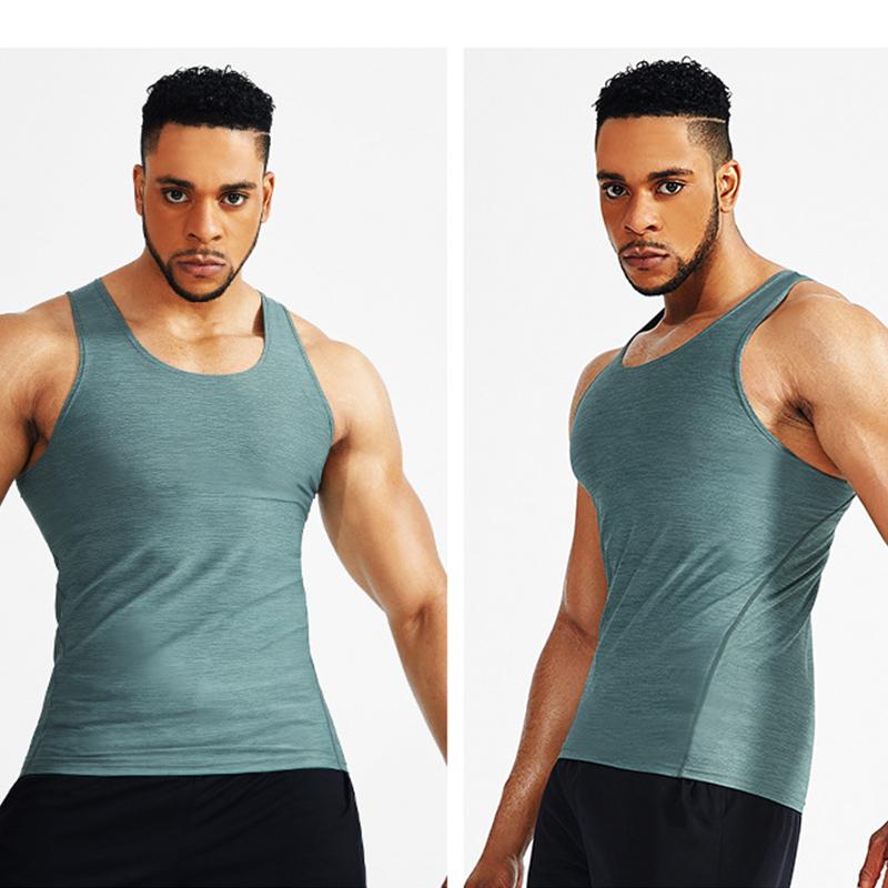 Lauf-Tanktops Herren Jogging Ärmellose Weste Sport Kompressions-Jerseys Schnelltrocknende Tanktops Gewichtstraining Singlet
