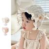 Lace Bonnet Hat Ruffle Sun Hat Newborn Baby Fetal Cap  Toddler