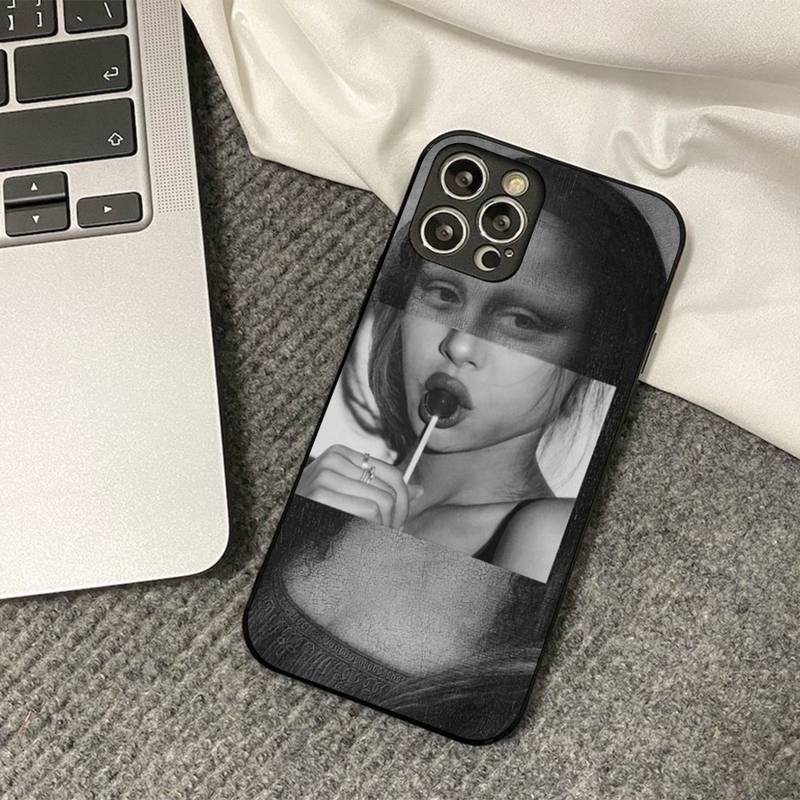 Mona Lisa David Statue Abstract Art Phone Case for iPhone 11 12 13 mini pro XS MAX 8 7 6 6S Plus X 5S SE 2020 XR cover
