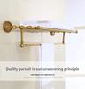 Nordic Copper Antique Twist Towel Rack Set - Bathroom Accessories & Storage