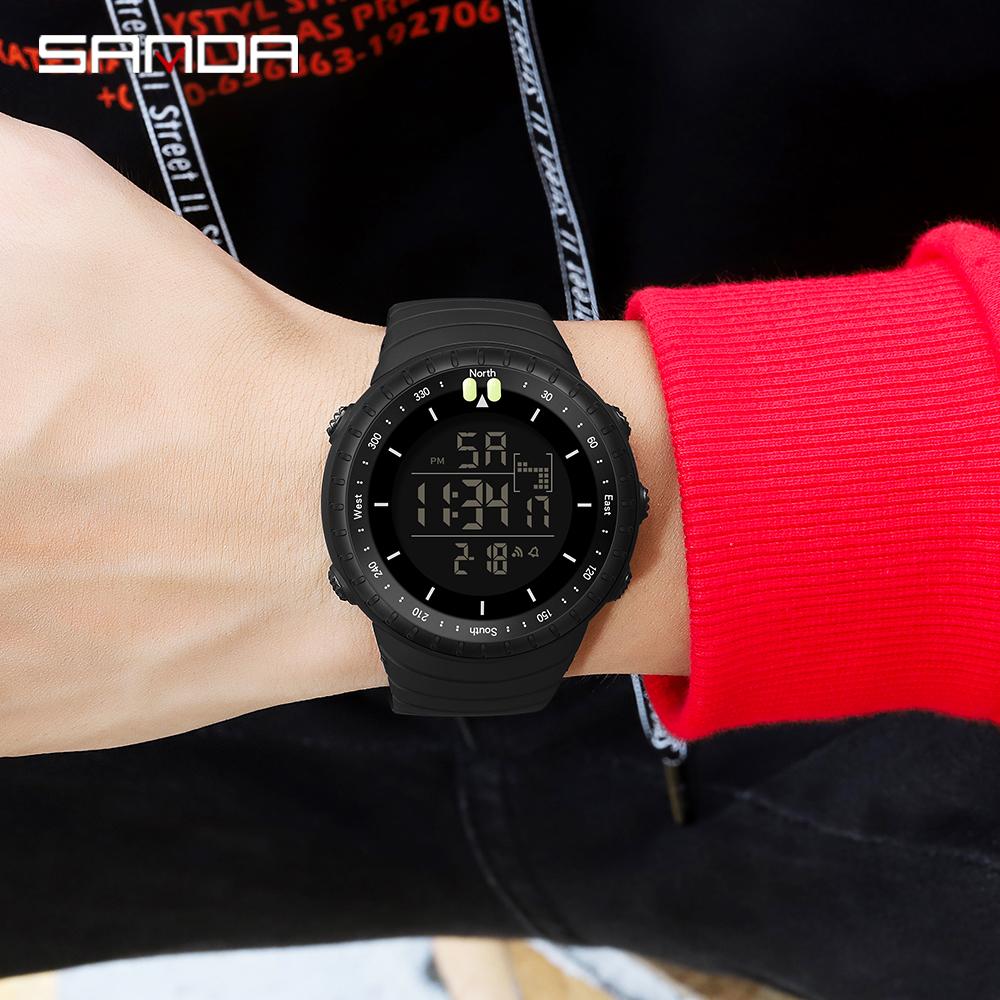 SANDA 2022 Nuovi orologi Moda uomo Outdoor Military Sport Orologio digitale  5Bar Orologio da polso impermeabile Relogio Masculino 6071 acquista in modo  economico — spedizione gratuita, recensioni reali con foto — Joom