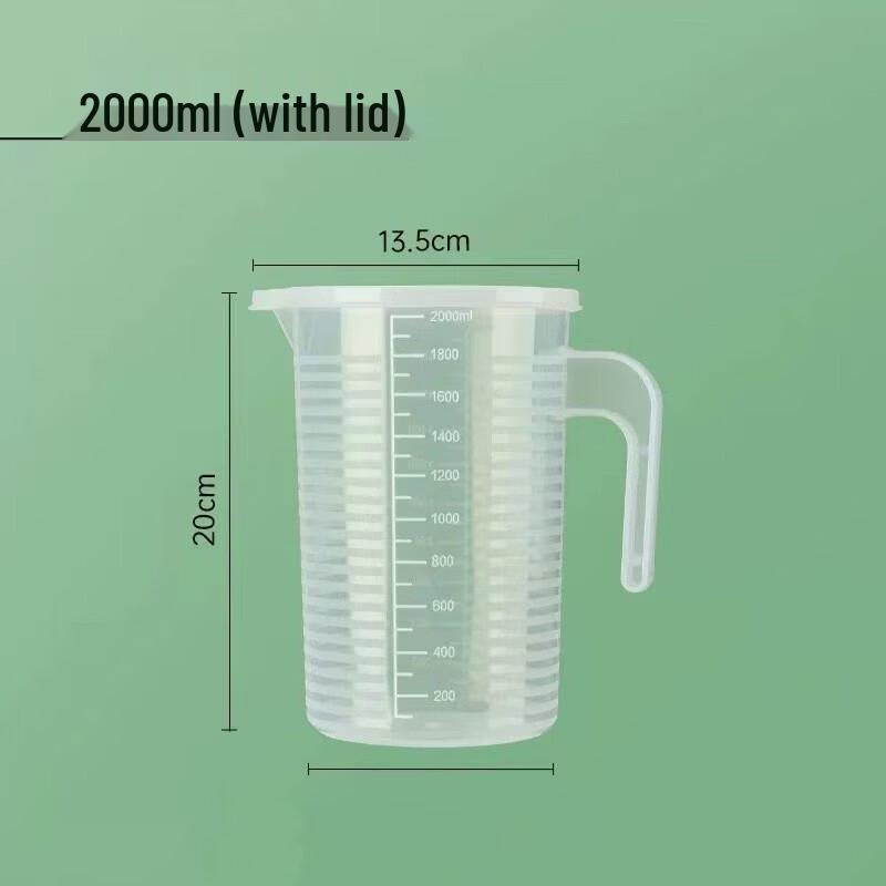 Mätkoppset i plast med lock