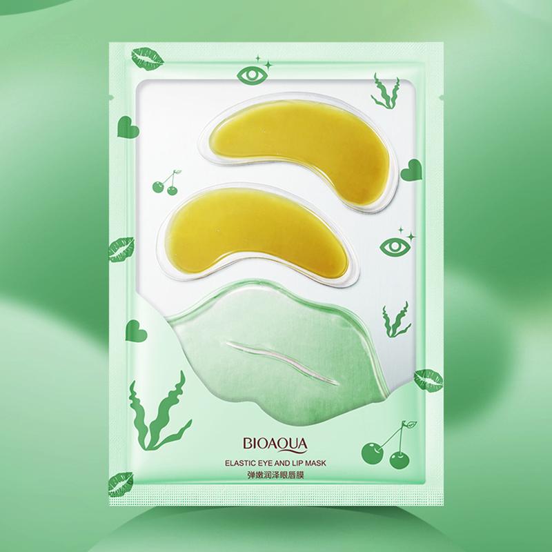 Elastická a hydratační maska ​​na oči a rty Vyživující omlazující rozjasňující maska ​​na oči Maska na rty Oční maska ​​Produkty péče o pleť