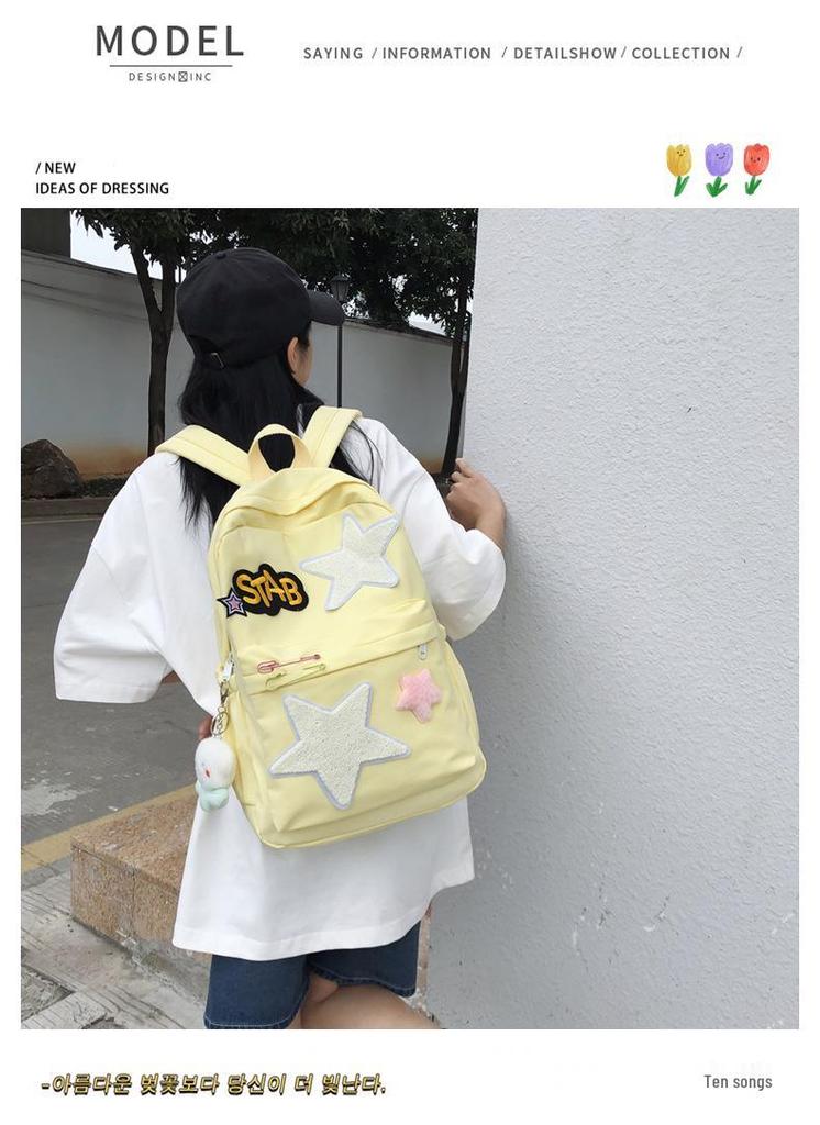 Japanese Cute Cartoon Backpack: Large Capacity Travel & Campus Bag for Women
