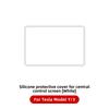 YZ For Tesla Model 3 Y Silicone Protective Trim Cover Central Control Navigation Screen Protector Frame Tesla Car Accessories