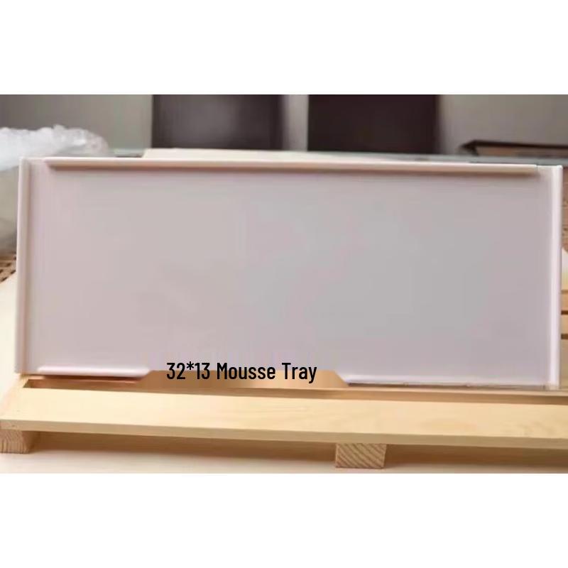 HUIHUADU Minimalist Rectangular Plastic Serving Tray