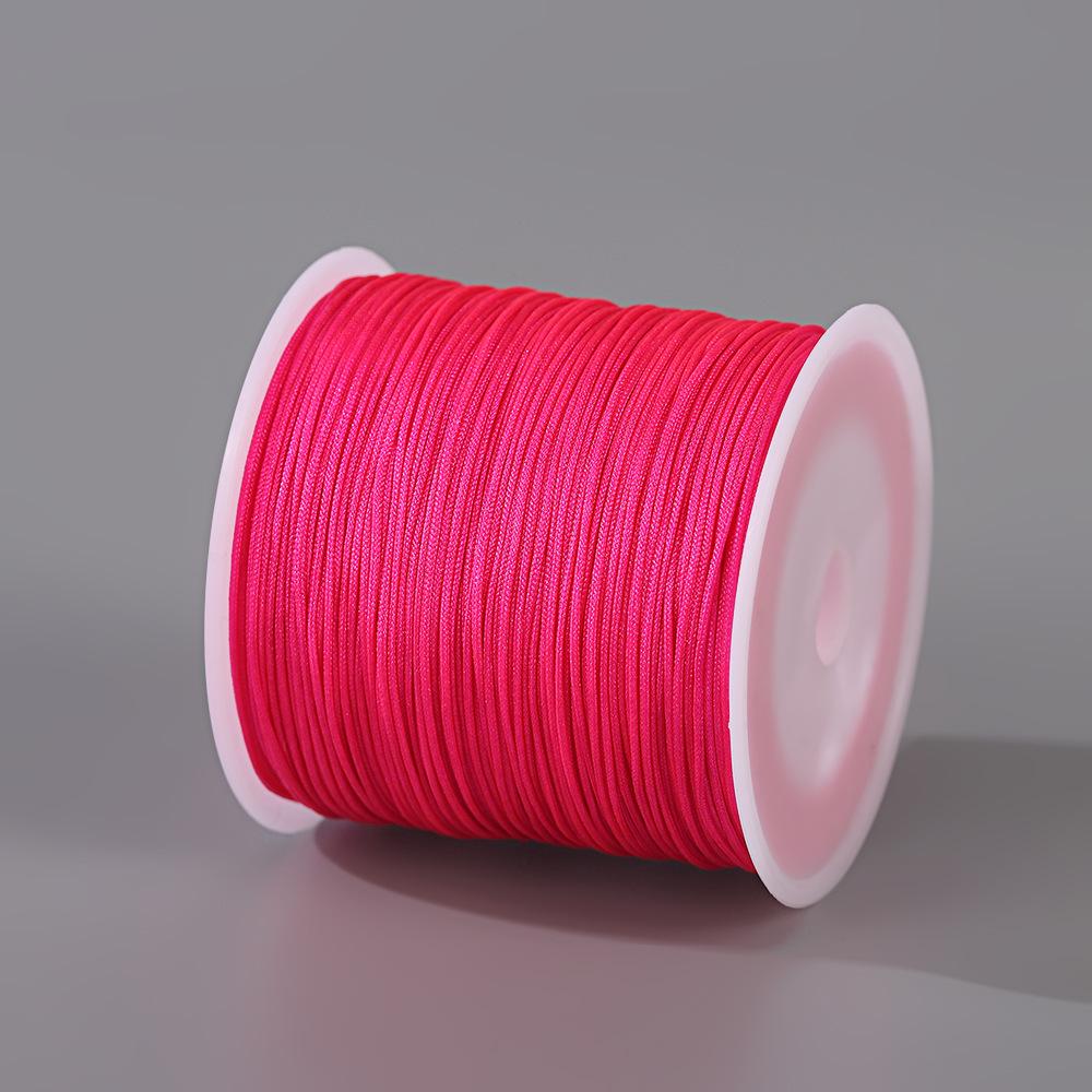 Handmade No. 72 Jade Thread - 0.8mm Wear-Resistant String for Jewelry Crafting, Hand Rope, Bracelets, DIY Necklaces, 50m