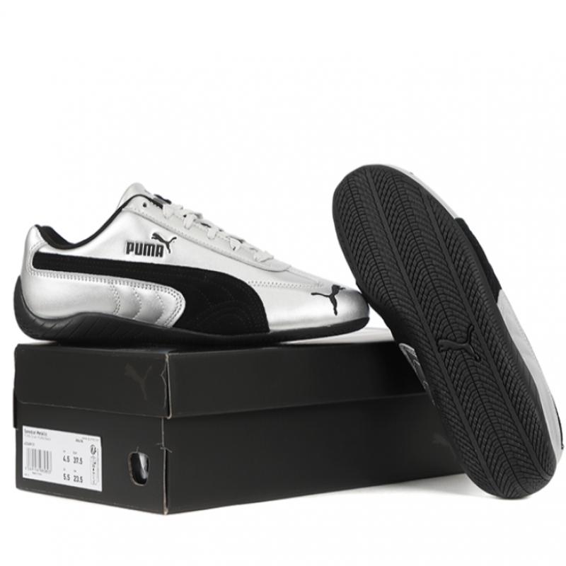 Puma Shoes Metallic Silver Black Rose Speedcat