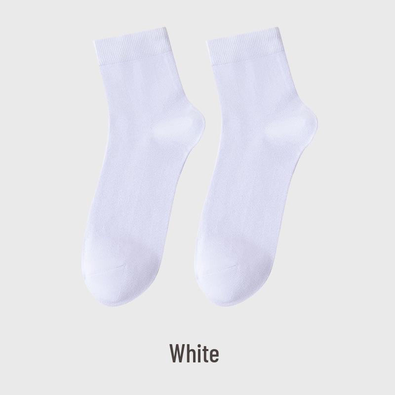 Unisex Summer Boat Socks - Thin, Breathable, Sweat-Absorbing, Deodorant, Black/White/Gray, Solid Colors, Year-Round Comfort