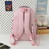 School bag for junior high school students, large capacity, versatile and sweet school bag, niche ins wind, light, simple and casual, high-value