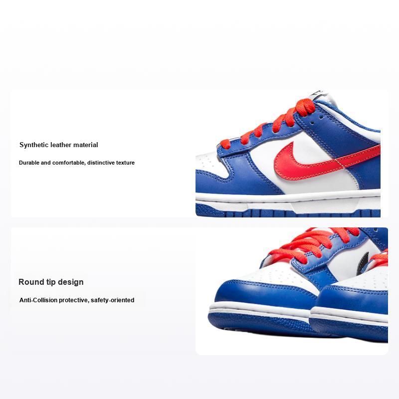 Nike Dunk Low GS Game Royal Crimson Детские кроссовки Синий Белый Черный CW1590-104 36