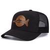 Adjustable Fishing Cap Shark Pattern Trucker Hat Fashion Baseball Cap  Unisex