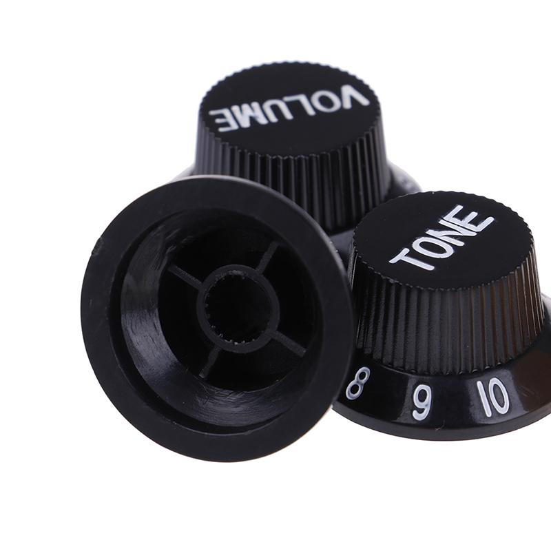 Gitarren Strat Knob 1-Volume 2-Tone Control Knöpfe für Gitarre