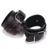 Candiway Adult SM Roleplay Products Soft Adjustable Padded Leather Wrist Handcuffs Bondage Restraint Sex Toys For Couples