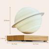 Magnetic Levitating Saturn Lamp Auto Rotation Wooden Base Floating Saturn Light Creative Home Decor Desktop Ornament Gift