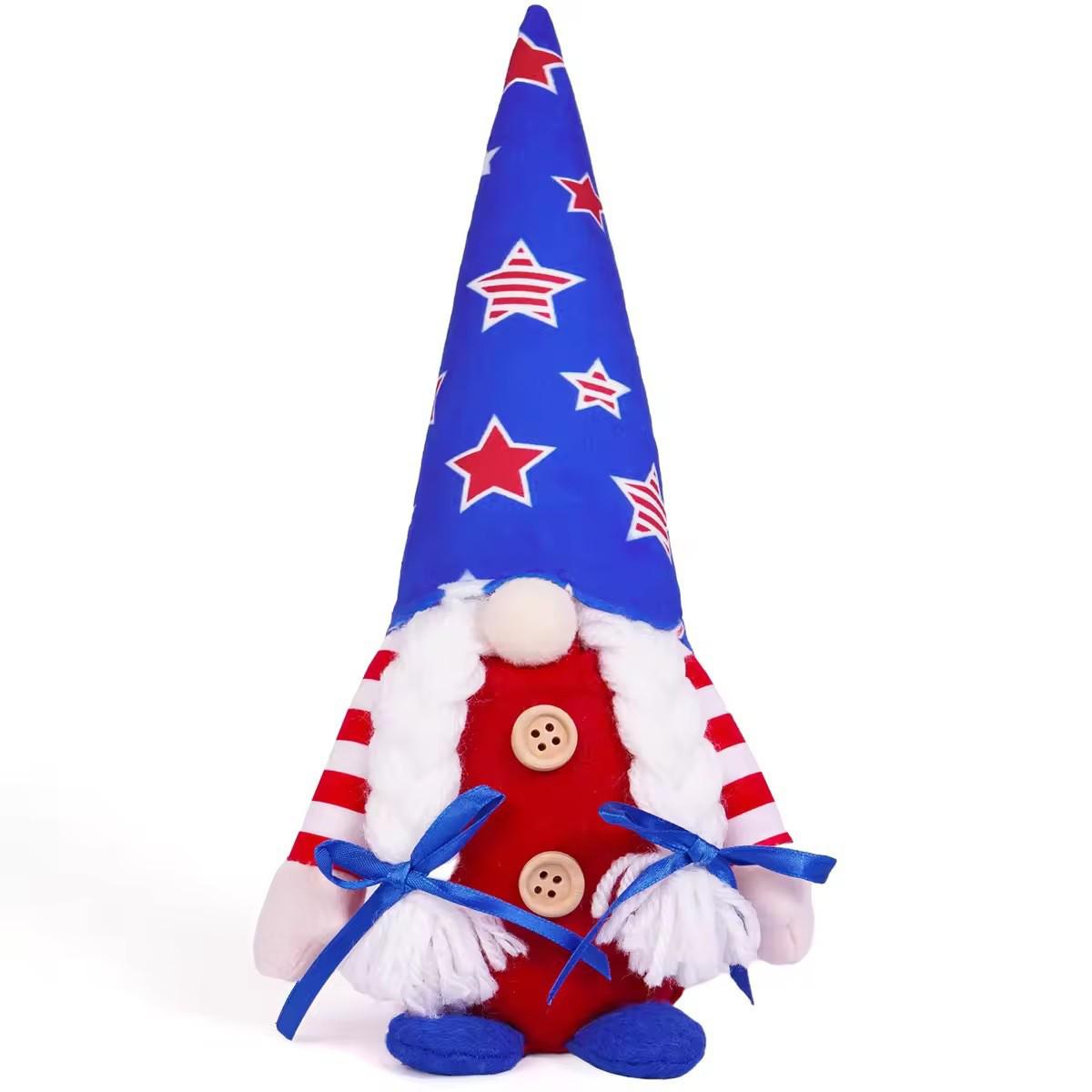 American Independence Day Gnome Ornaments – Festive Hat Home Decorations
