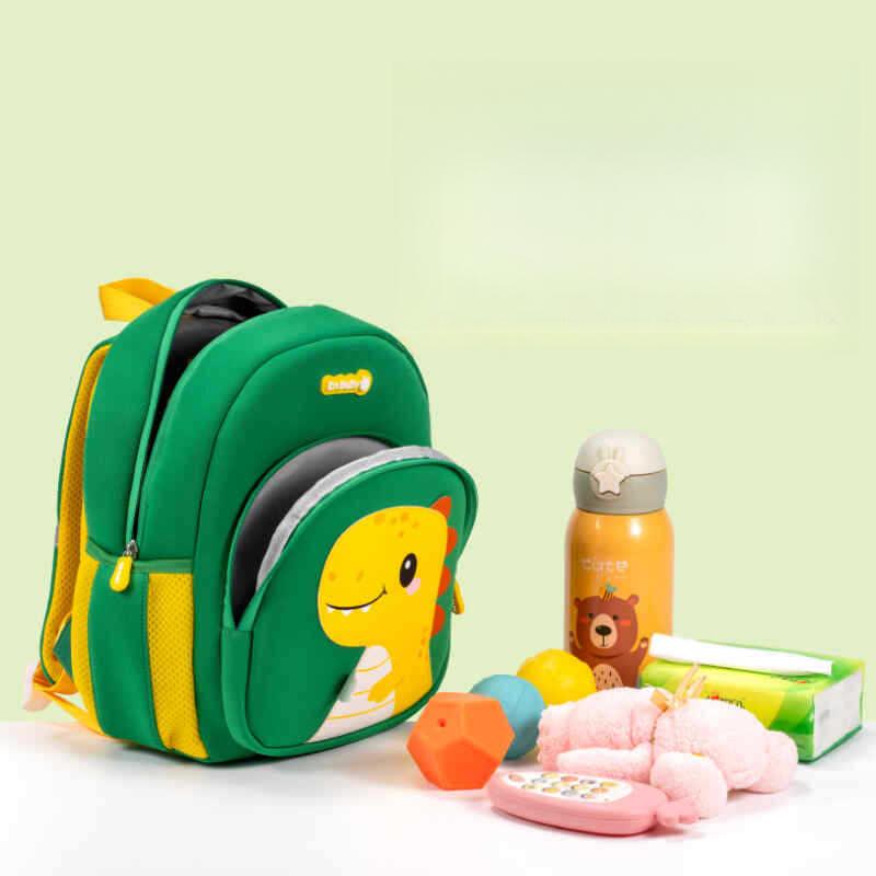  New Dinosaur Kindergarten Backpack Cartoon Cute Boys and Girls Mini Children's Double Shoulder Backpack Baby Backpack