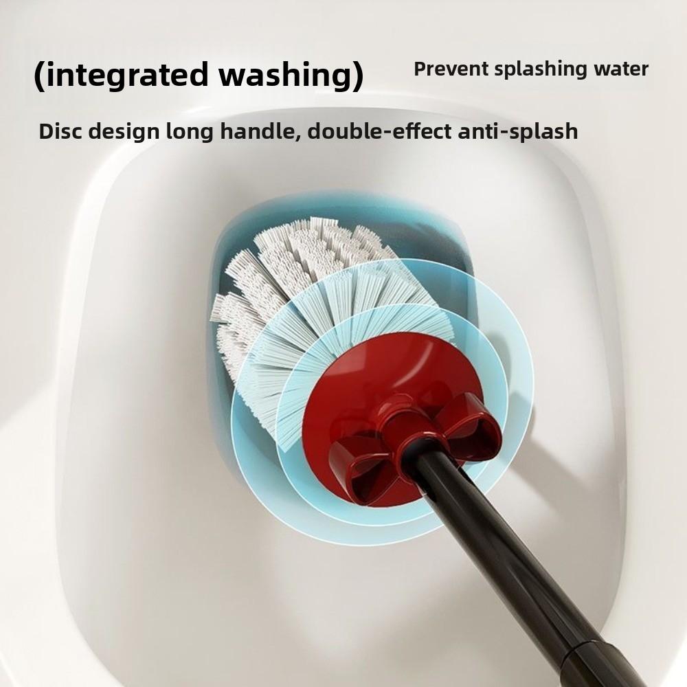 Hygienic Long Handle Toilet Brush Plastic Closestool Brush Toilet Scrubber  Dead Corner Cleaning