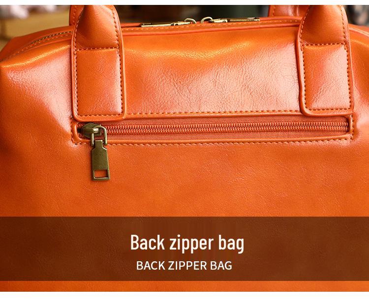 2025 Retro Versatile Soft Leather Tote: Women's Handbag, Shoulder & Crossbody Bag