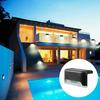 EROCK 8 Pack Solar Deck Lights, LED Solar Step Lights Waterproof Solar Lamp Outdoor Lighting for Stair, Deck, Patio, Yard, Pathway, Fences, Driveway
