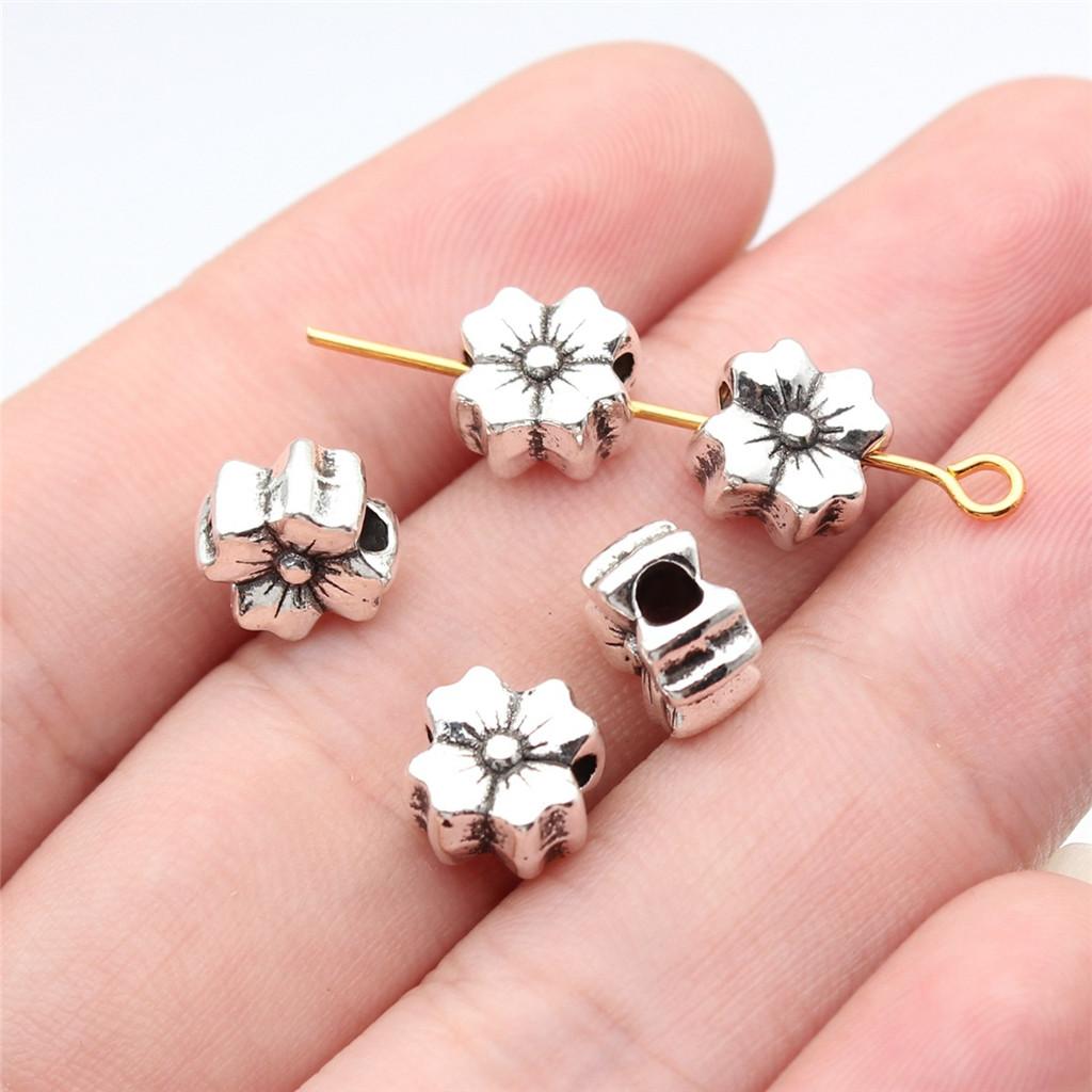 Accessories Parts Small Hole Spacer Bead Vintage Jewelry Supplies QA045