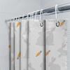 Bunny Rabbit Carrot Bathroom Shower Curtain Decorative Waterproof Fabric Home Decoration Modern White Design Sale!