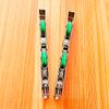 2pcs Old style sliding door pulley grounds Aluminum alloy 13x21 stainless steel silent bath sliding door