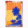 Vintage Beach Time Metal Sign Summer Party Place Plates Relax Surfing Metal Wall Sign Pub Shed Sign Happy Place Decor WY