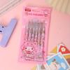 Sanrio 6pcs 0.5mm Press the pen bullet to press the neutral pen with high-value writing pen with good looking student pen Supplies Writing Tools