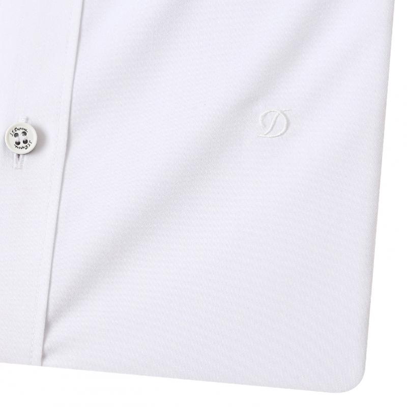 S.t. Dupont Long Sleeve Slim Fit White Shirt Se5fm22ls931swh