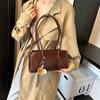 Women Faux Leather Handbag Commuting Shoulder Bag Small Purse Cute Hobo Tote Underarm Bag for Daily Errands Travel Shopping