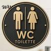 Outdoor Wall Decor Round Art Sign Retro Style Metal Welcome Rustic Patio for Front Door Bedroom Bathroom Bar Decoration Weatherproof