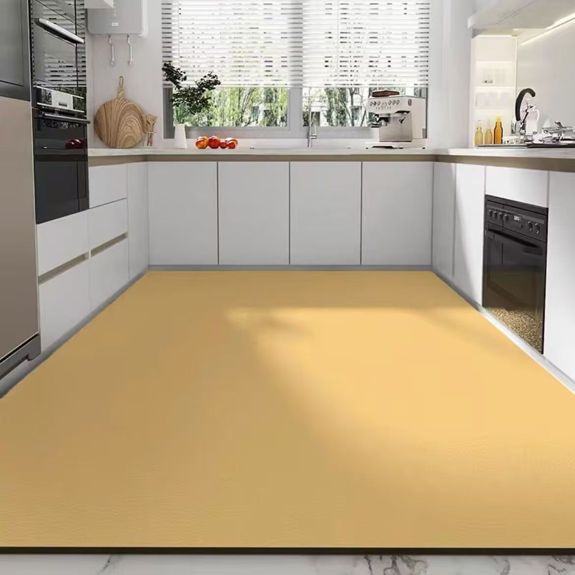 

Thickened diatomaceous earth kitchen mat, fully absorbent, oil-absorbing, non-slip, stain-resistant, wipeable long strip mat 40x60cm серый