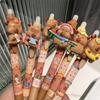 6Pcs Capybara Erasable Press Pen Kawaii Resin Gel Pens Student Stationery Cute Ballpoint Pen School Supplies Office Accessories