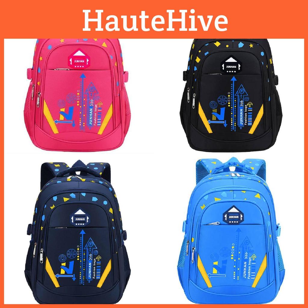 Children Printing School Bag Light Weight Backpack Spine Protection Waterproof