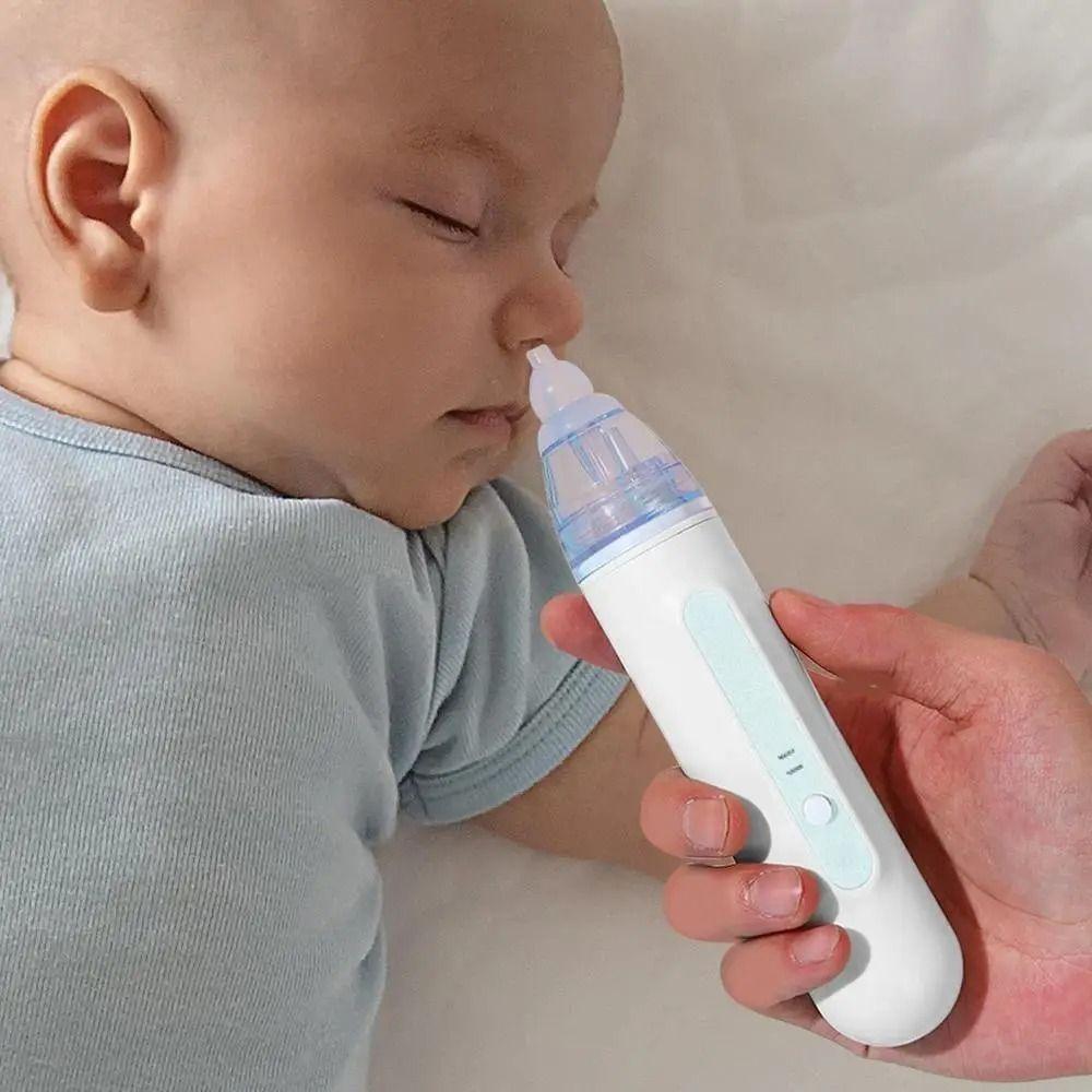 Silicone Baby Nose Sucker Adjustable Nose Cleaner Low Noise Baby Nose Cleaner